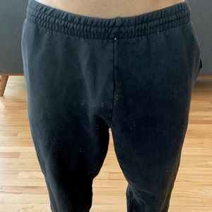 Oversized Athletic Black Sweats